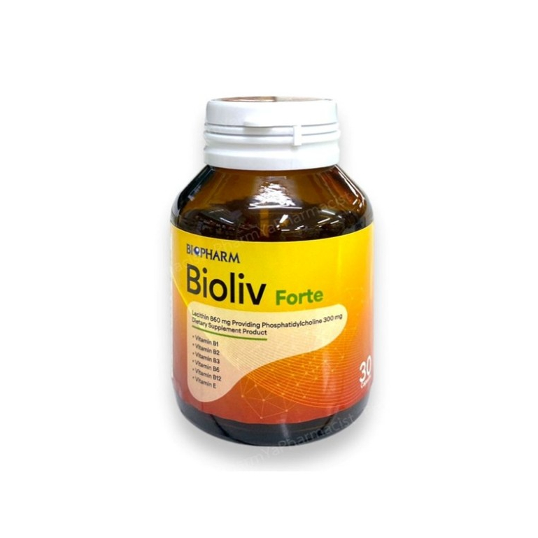 BIOPHARM  BIOLIV FORTE 30S วิตามินบำรุงตับ