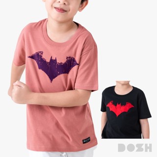 DOSH BOY'S T-SHIRTS BATMAN เสื้อยืดคอกลมเด็กชาย 2 สี (ชมพู-ด…