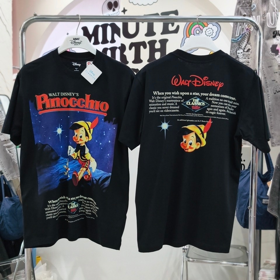 Power 7 Shop เสื้อยืดการ์ตูน "Pinocchio" คอลเลคชั่น "Disney Classics" (TMX-271) — صورة 6