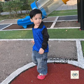🚀ส่งด่วน TL14 เสื้อปุ๋ยเด็ก 8 สี XS-2XL ผ้าไมโครพรีเมี่ยมนุ่มสบาย แต่งกระเป๋า