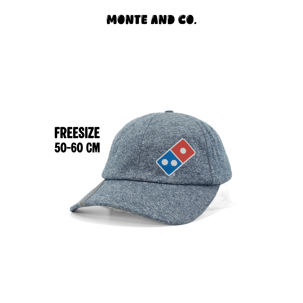 [ใส่โค้ดลดได้]🧢 Domino's Pizza สีน้ำเงินม่วง หมวกมือสอง | ฟรีไซส์ | ของแท้ สภาพดี (ถ่ายจากสินค้าจริง