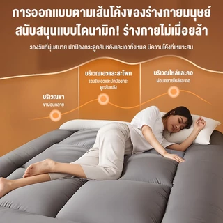[8.8]Topper ท็อปเปอร์ ท็อปเปอร์หนา 3/3.5/5/6ฟุต ที่นอน ท็อปเปอร์ใยหนา 6/10ซม Topper นุ่มนอนสบาย กันไรฝุ่น ลดอาการปวดหล