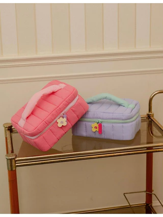 CROSS CULTURE - COU COU XXL MAKEUP BAG กระเป๋าเครื่องสำอางค์ไซส์ใหญ่ คู่สีน่ารัก