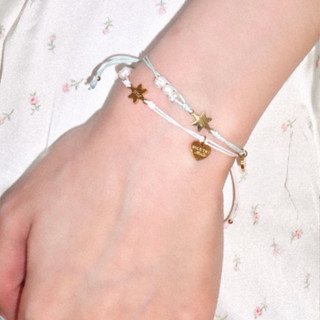 nice try studio -  Lilies Love String Bracelet สร้อยข้อมือเช…