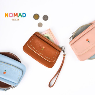 GUATE กระเป๋าคล้องมือหนังแท้ รุ่น Jasmin/S-Flower  กระเป๋าสต…