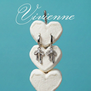 🎀 Nice Accident รุ่น ‘Vivienne’ | ต่างหูโบว์ลูกไม้ (The Lace…