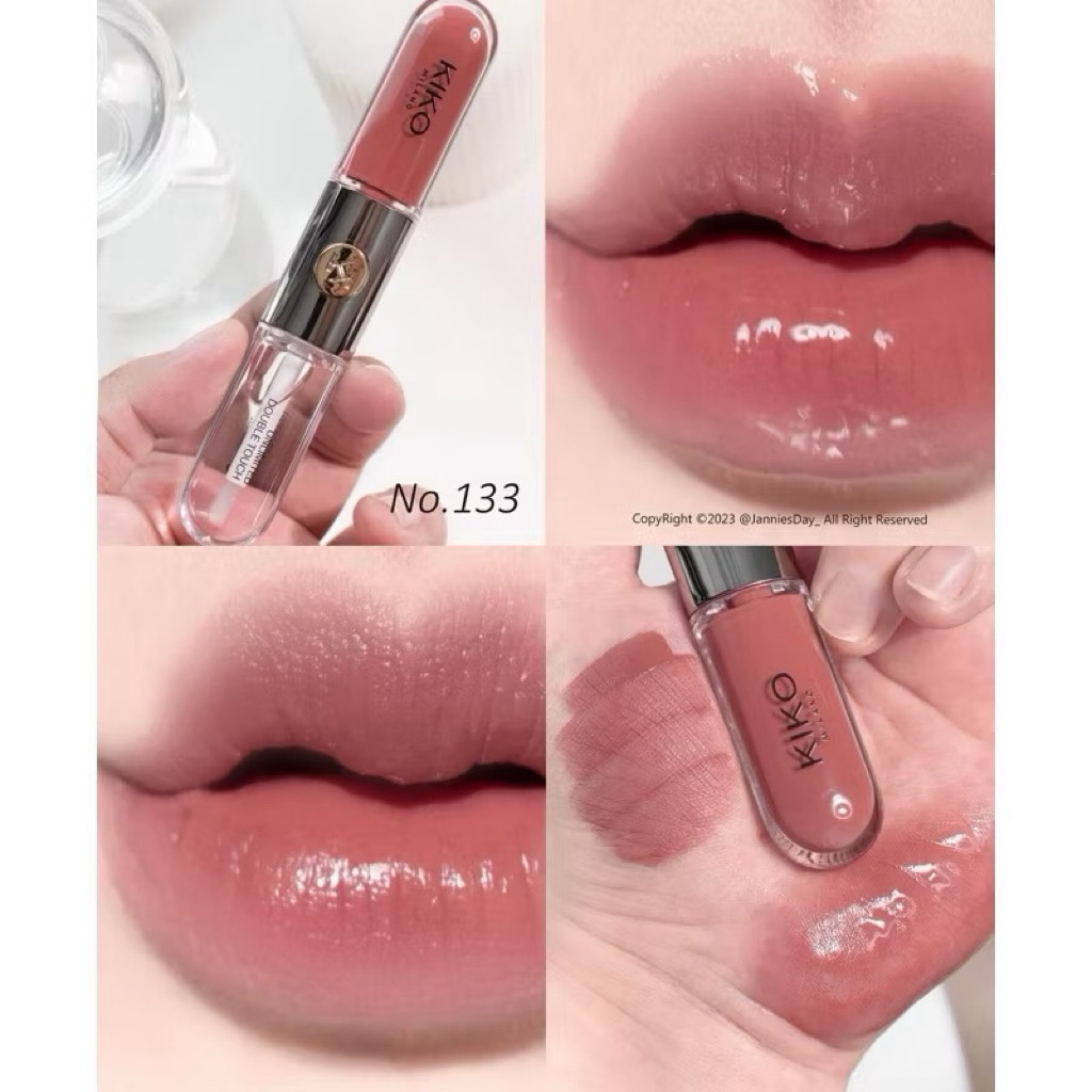 ลด20-25%ทั้งร้าน MLBB.1🥨 KIKO MILANO  Unlimited Double Touch Liquid Lip Colour  ลิปไม่ติดแมส แท้100%