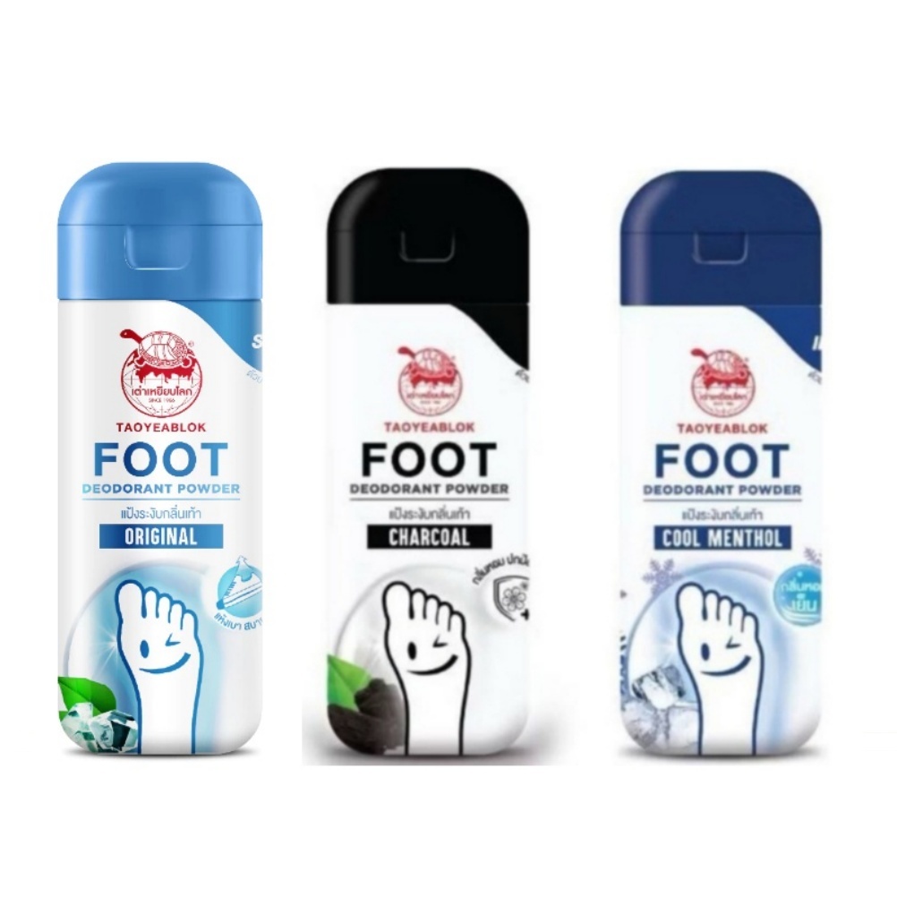 Taoyeablok Foot Deoorant Power 30g.แป้งระงับกลิ่นเท้า เต่าเหยียบโลก.