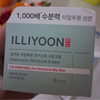 (ℹ📦กล่อง) Illiyoon Hyaluronic Moisture Cream 100ml [❤Exp. 2029]