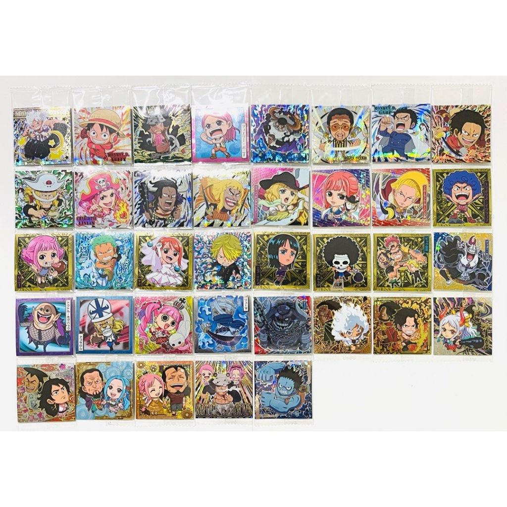 One Piece Great Pirate Seal Wafer ชุดที่11,12 สติ๊กเกอร์ งานแท้ของใหม่ในซีน