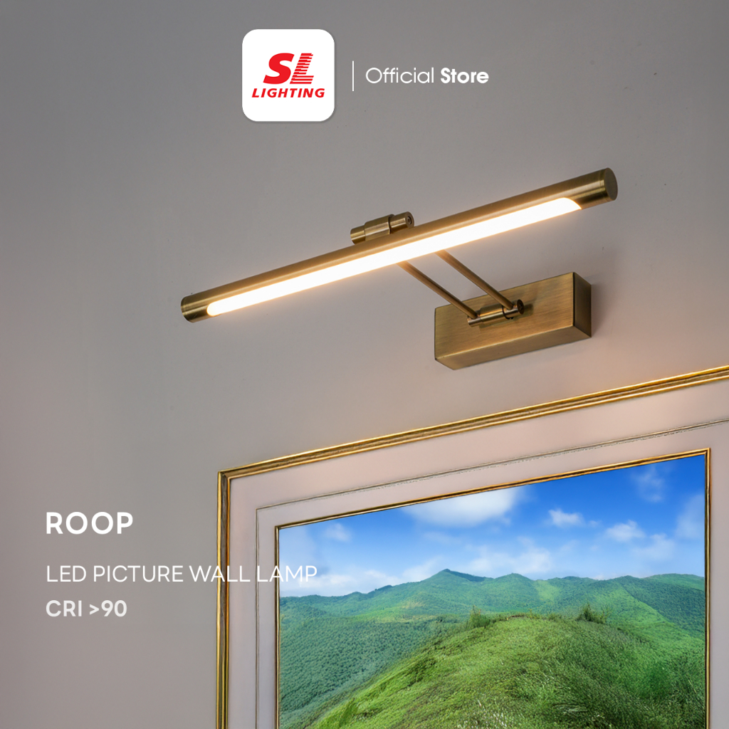 SL LIGHTING | LED Picture Wall Lamp โคมไฟติดผนัง โคมไฟส่องภาพ LED 3000K รุ่น ROOP