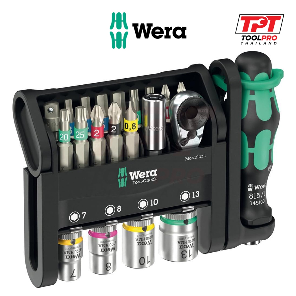 Wera ชุดเครื่องมือ Tool-Check Modular 1 (05049000001)