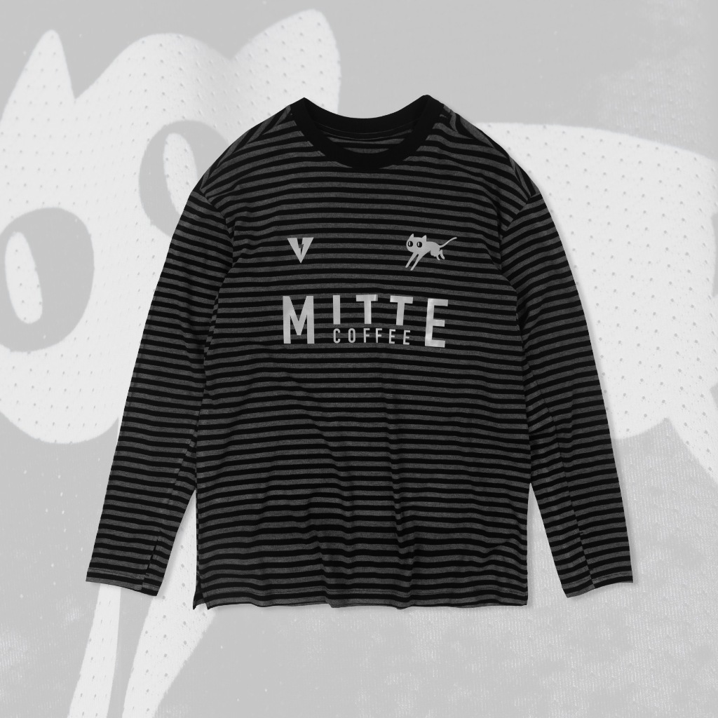 VOLT RUNNING x MITTE เสื้อวิ่งแขนยาว รุ่น Momentum 006 Running Club สีดำ
