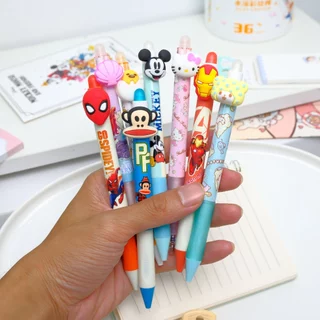 ลดราคา - ปากกาเจล ลบได้ (หัวปากกาการ์ตูน) ขนาด0.5mm. หมึกน้ำเงิน - สินค้าลิขสิทธิ์แท้