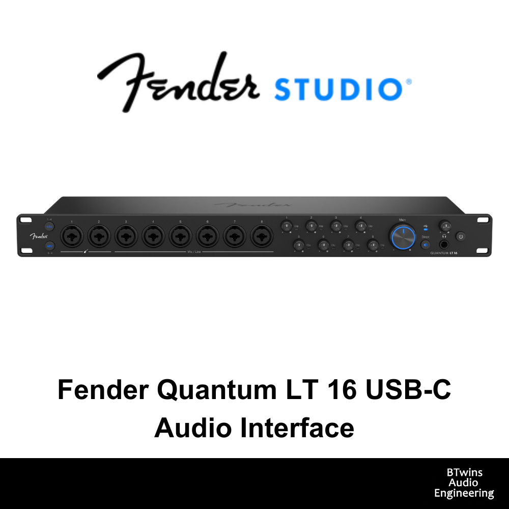 Fender Quantum LT16 Audio Interface | BTwins Audio Engineering