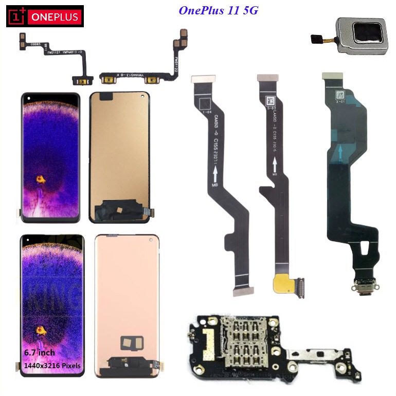 อะไหล่มือถือ OnePlus 11 5G,CPH2447,CPH2449,CPH2451,PHB110/สายแพร/ลำโพงหูฟัง/ถาดใส่ซิมการ์ด/แบต BLP975/หน้าจอ LCD