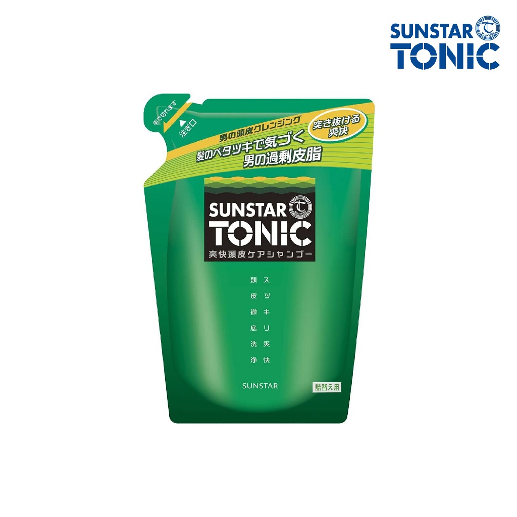 SUNSTAR TONIC SUPER REFRESHING SCALP CARE SHAMPOO (360ML REFILL) ซันสตาร์ โทนิค ซูเปอร์ รีเฟรชชิ่ง ส