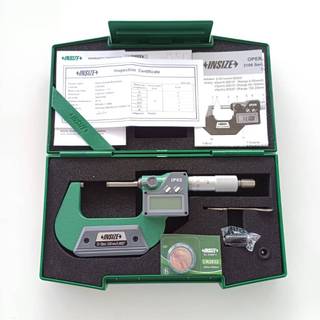ไมโครมิเตอร์วัดนอก ดิจิตอล กันน้ำ IP65 Waterproof Digital Outside Micrometer INSIZE 3108-25A 3108-50A 3108-75A 3108-100A