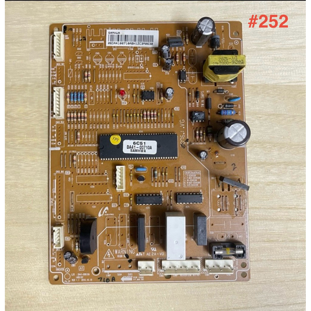 DA41-00710A SAMSUNG แผงคอลโทรลตู้เย็น/เมนบอร์ดตู้เย็น/อะไหล่ตู้เย็นซัมซุุง/อะไหล่แท้