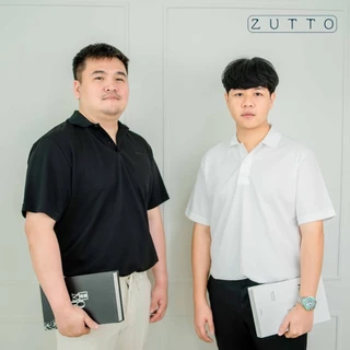 ZUTTO เสื้อโปโลพรางพุง รุ่น Cuddly ไซส์ใหญ่ ผ้า Drytech เสื้อผ้าคนอ้วน เนื้อผ้าหนานุ่ม ระบายอากาศได้ดี ซับเหงื่อดีแห้งไว