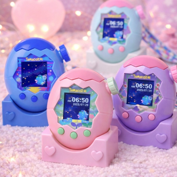 CAP BKK แท่นวาง Tamagotchi Paradise พิมพ์ 3D ฐานวางโชว์ทามาก็อตจิ ดีไซน์มินิมอล ตั้งโชว์ใช้งานได้จริง