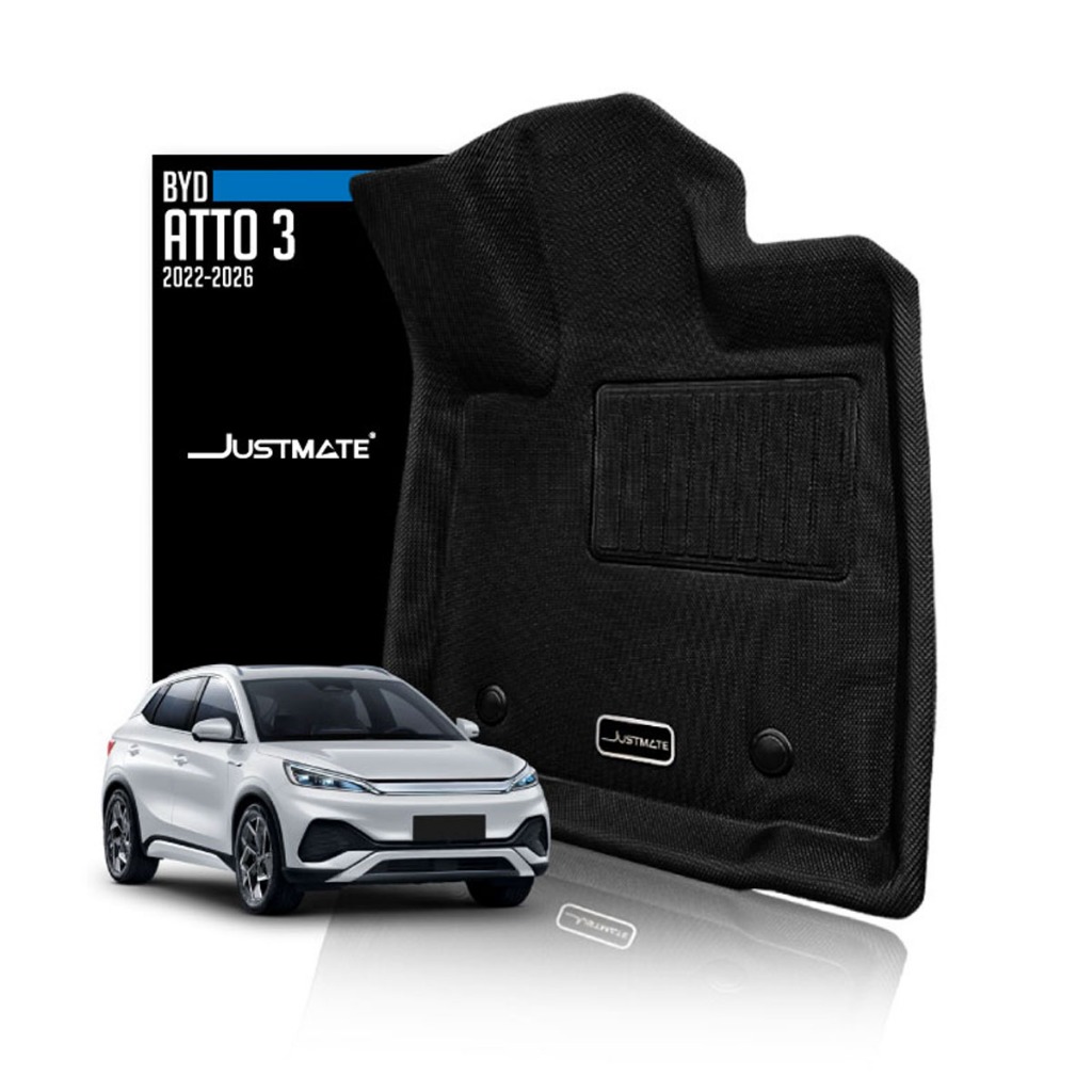 [JUSTMATE] BYD พรมปูพื้นรถยนต์ ATTO 3 2022 - 2026