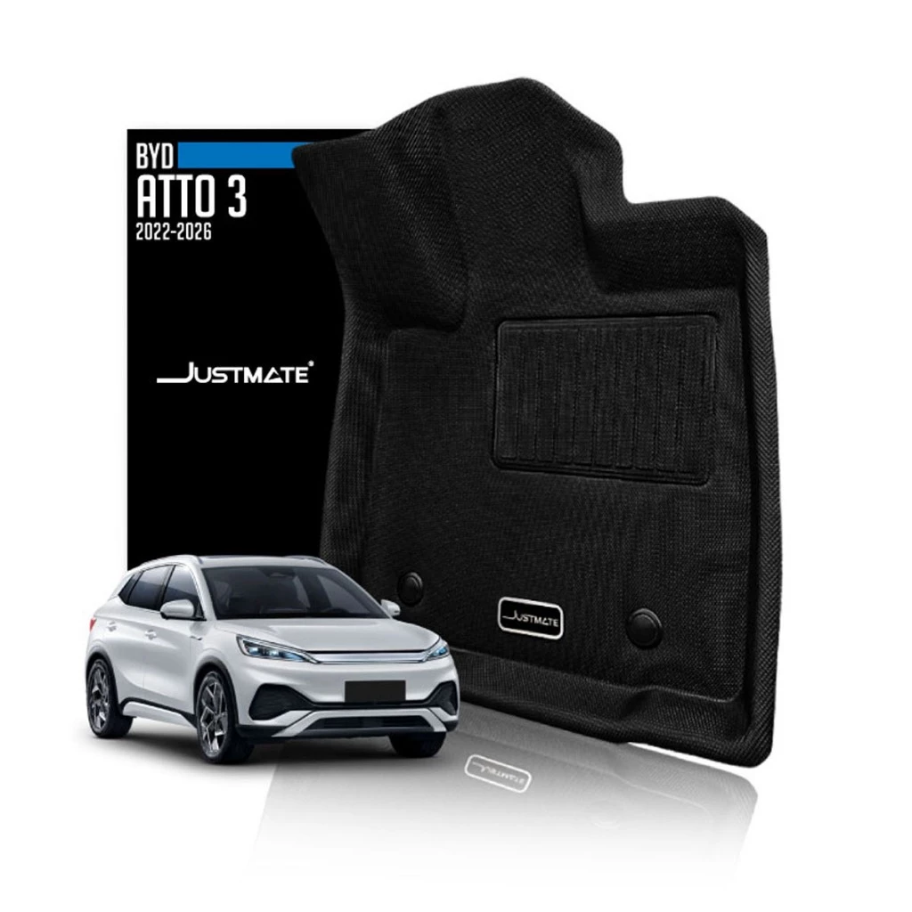 [JUSTMATE] BYD พรมปูพื้นรถยนต์ ATTO 3 2022 - 2026