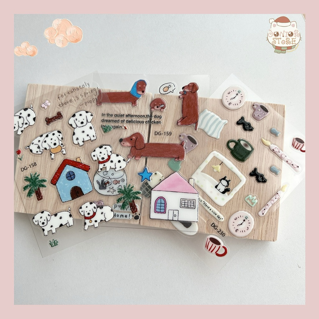สติ๊กเกอร์ไดคัทแบบนูนใส 3D สุดน่ารัก DIY กันน้ำ ตกแต่งไอแพด,เคสมือถือ Jelly Stickers (STd5) ราคา ถูกที่สุด ดีลบีเคเค แกลเลอรีภาพที่ 4