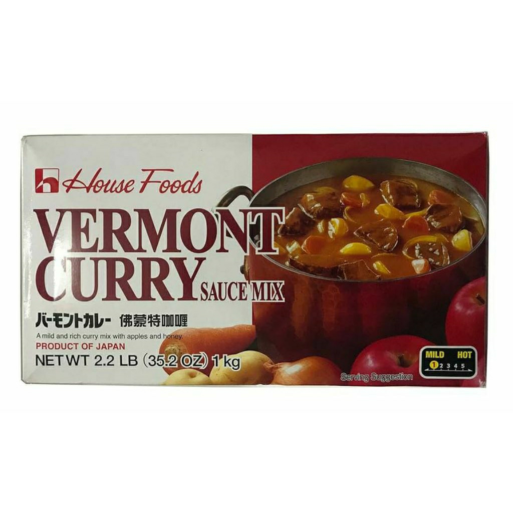 HOUSE เวอร์มอนท์ เคอรี่ มิกซ์  1kg HOUSE Vermont Curry Mix 1kg ก้อนแกงกะหรี่ Vermont แกงกะหรี่ญี่ปุ่