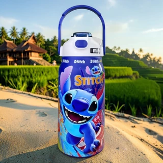 กระบอกน้ำเก็บความเย็น ขนาด1500 ml ใหญ่จุใจลายใหม่ไม่ซ้ำใคร มาพร้อมหูหิ้ว2ช่องดื่ม เก็บความเย็น 8-16 ชั่วโมง สแตนเลส304
