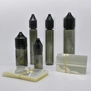 (แพ็ค 200 ชิ้น) ฟิล์มหด หุ้มขวด PVC มีรอยฉีก #P221 สำหรับหุ้มห่อสินค้า ป้องกันฝุ่น ฟิล์มหด ถุงเป่าลมร้อน Shrink Film