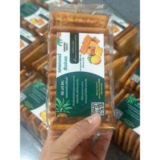แครกเกอร์สับปะรด ไส้เยอะ หวานอมเปรี้ยว ผลิตใหม่ สับปะรดปราณบุรี ใหม่กรอบทุกออเดอร์