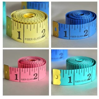 สายวัดตัวแบบพกพา 150 ซม. สีพาสเทล สายเมตรวัดเสื้อผ้า งานตัดเย็บ/แฮนด์เมด ruler YS001082T