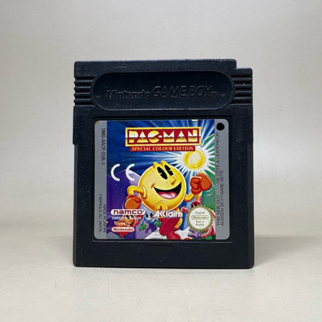 (EUR) Pac-Man: Special Color Edition (GBC) | ตลับเกมบอยแท้ Gameboy Color Original Cartridge EUR | En