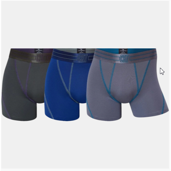 กางเกงในผู้ชาย- CR7 Basic, Trunk, 3-pack
