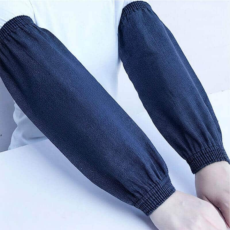 ปลอกแขนผ้ายีนส์ ปลอกแขนยีนต์ ปลอกแขนกันสะเก็ดไฟ