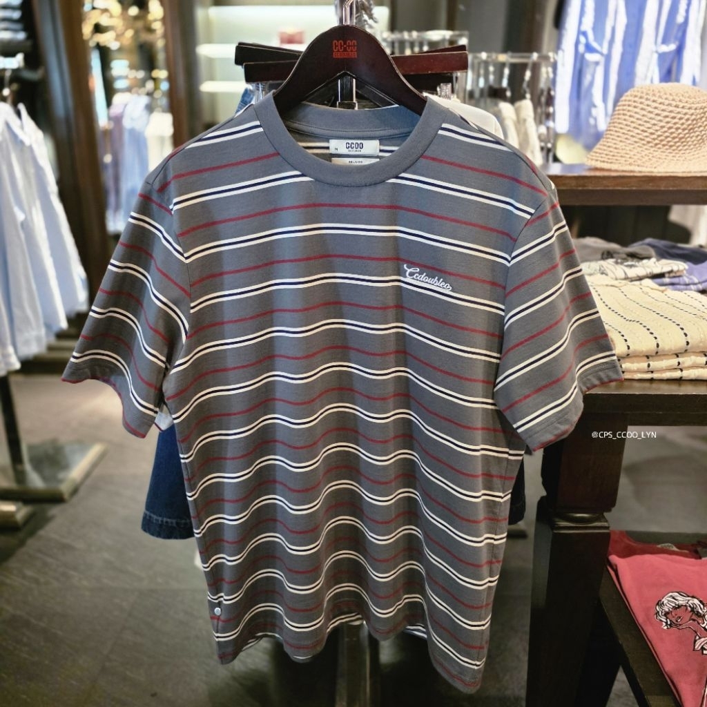 🛍 เสื้อยืด CC DOUBLE O CCOO ผู้ชาย คอลใหม่ล่าสุด ของแท้💯% จัดส่งพร้อมถุงShop