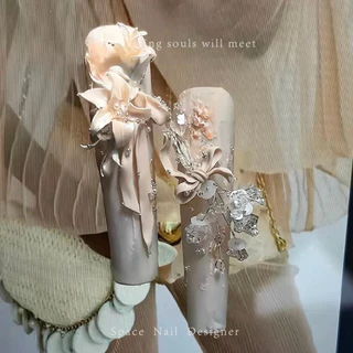 บล็อกซิลิโคน แม่พิมพ์ซิลิโคนทำอะไหล่เล็บ 3D ทำลายนูน