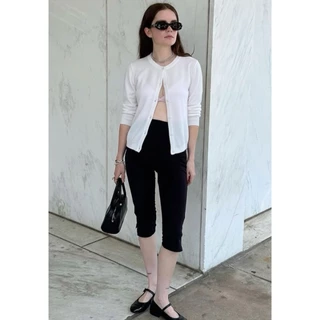Capri Pants กางเกงคาปลีผ่าข้างปลายขา