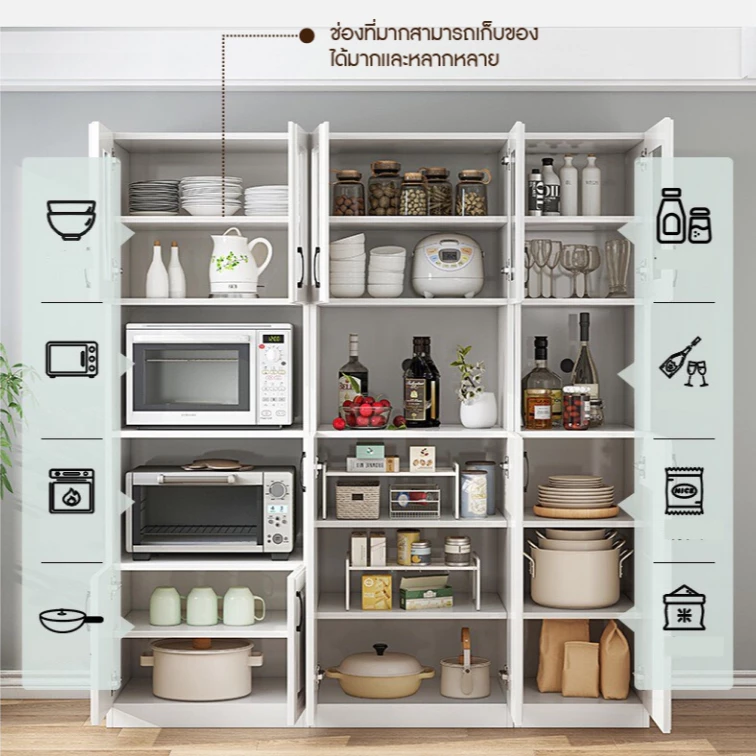 ตู้วางของอเนกประสงค์สำหรับห้องครัวและไมโครเวฟ thumbnail 4