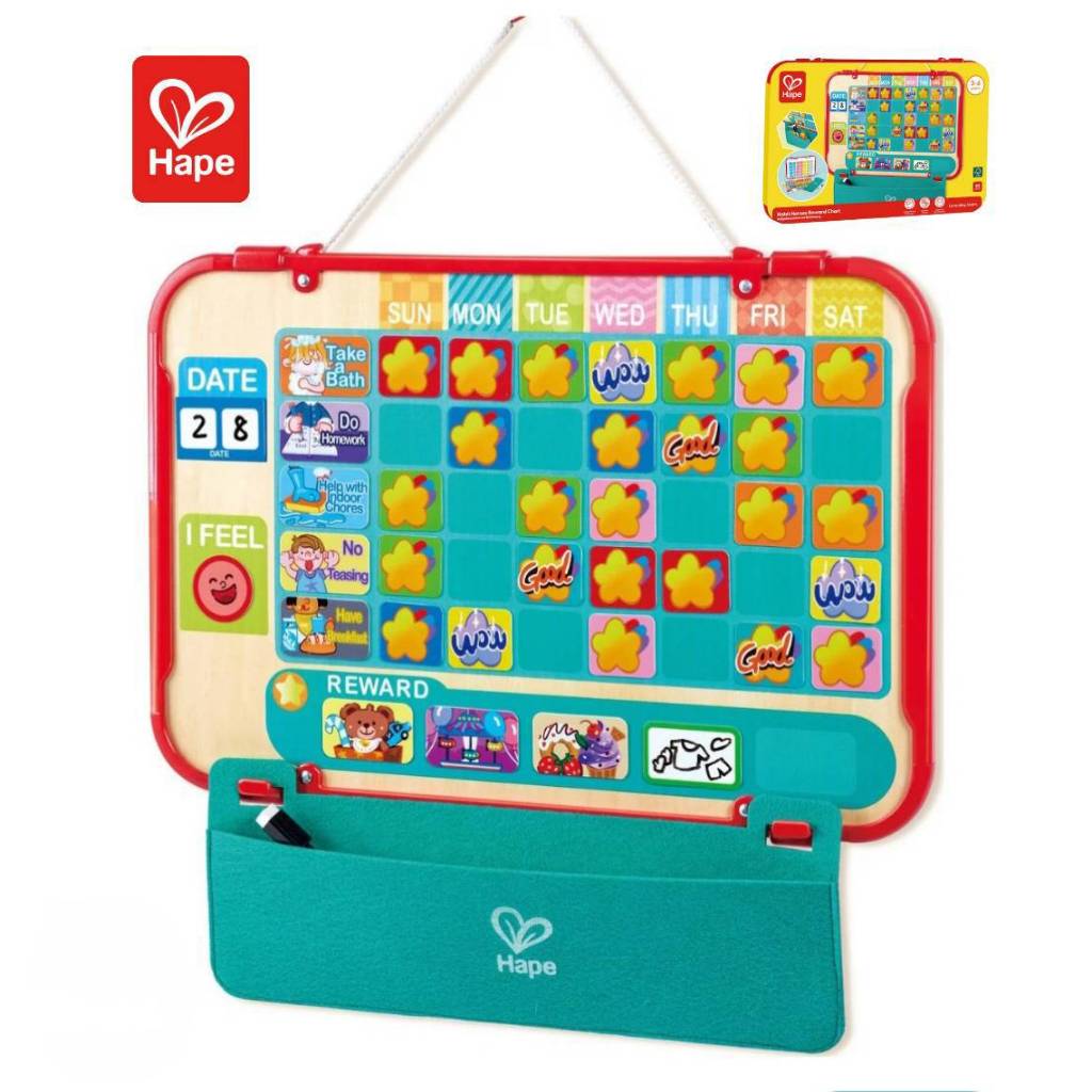 Hape- Habit Heroes Reward Chart ตารางสร้างวินัย (3y+)