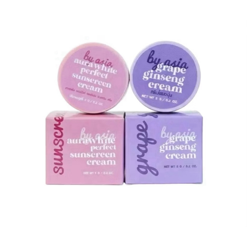 ครีมโสมองุ่น / กันแดดองุ่น By Asia Cream ขนาด 5กรัม