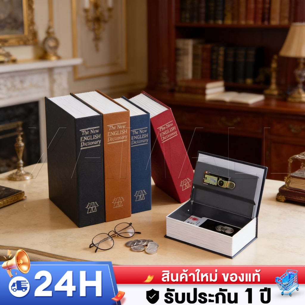 Book Safe ตู้นิรภัยรูปหนังสือ: ซ่อนทรัพย์สินอย่างแนบเนียน พร้อมวิธีเลือก