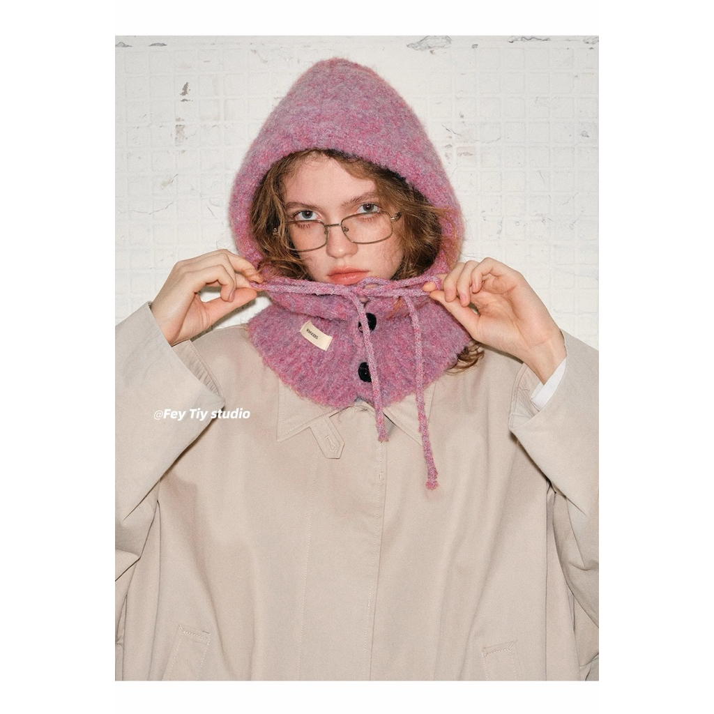 FABLEME 🤍 Velvet winter hood หมวกไหมพรมคลุมผมกันหนาว ☃️ - รูปที่ 3