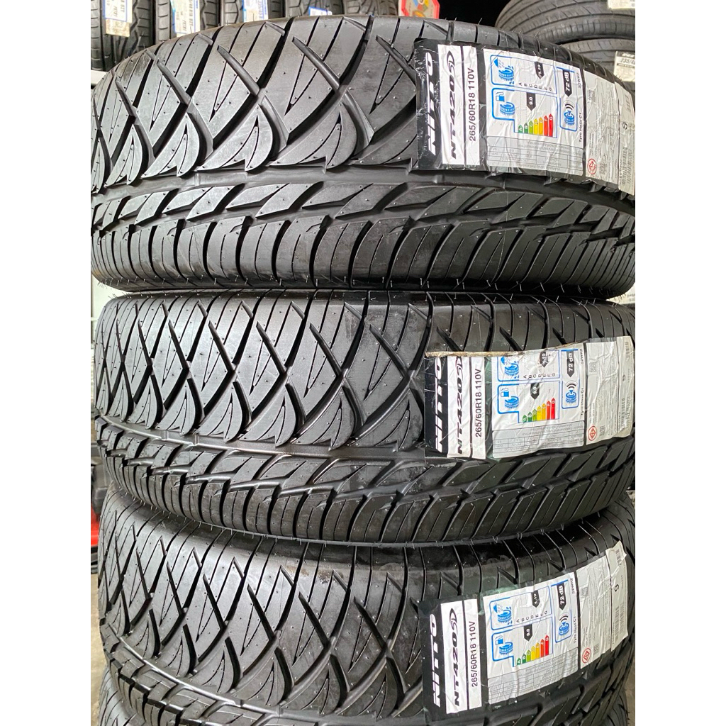 265/60R18 NITTO NT420 SD นิตโตะแท้ ยางใหม่ ราคา 4 เส้น ลายนิตโตะ ผลิตปี 2023 สัปดาห์ที่ 12 ลายนิตโตะ