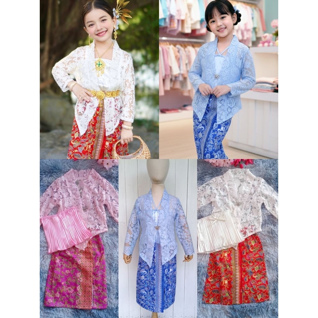 ชุดไทยภาคใต้ ลูกไม้ปาเต๊ะ ชุดพื้นเมือง✅พร้อมส่ง(DD)
