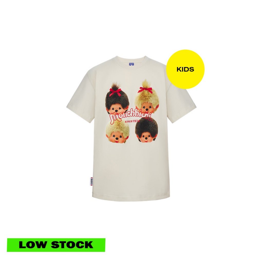 (DROP 5) TEAM MONCHHICHI TEE (KIDS) (SIZE M-XL พร้อมส่ง/PRE-ORDER S,XXL ส่ง 5 พ.ค.)
