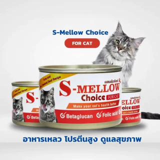 (กป)exp.07/27 S-Mellow Choice160 g เอสเมลโลสุนัข/แมว อาหารฟื้นฟูสำหรับสัตว์ป่วย ขาดสารอาหาร พักฟื้นหลังผ่าตัด สุนัข/แมว