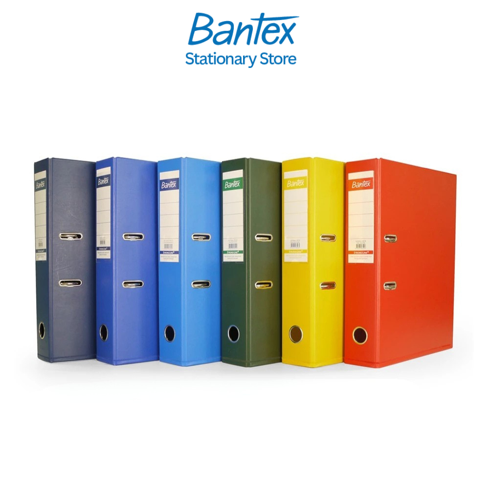 Bantex แฟ้ม แฟ้มใส่เอกสาร ขนาด A4 กระดาษแข็งหุ้มปก PP สันกว้าง แข็งแรง ล็อกแน่น เก็บเอกสาร File