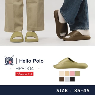 Hello Polo รองเท้าแตะผู้หญิง รองเท้านิ่มเหมือนเหยียบขี้ ลายอุ้งเท้าแมวน่ารัก พื้นหนา เหมาะกับฤดู ของขวัญคู่รัก HP8004